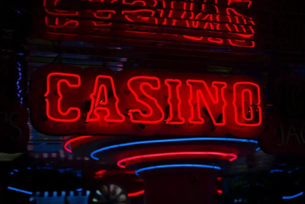 casino sign