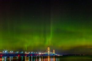 Mackinaw Bridge at Night