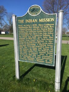 Indian Mission Marker Sebewaing