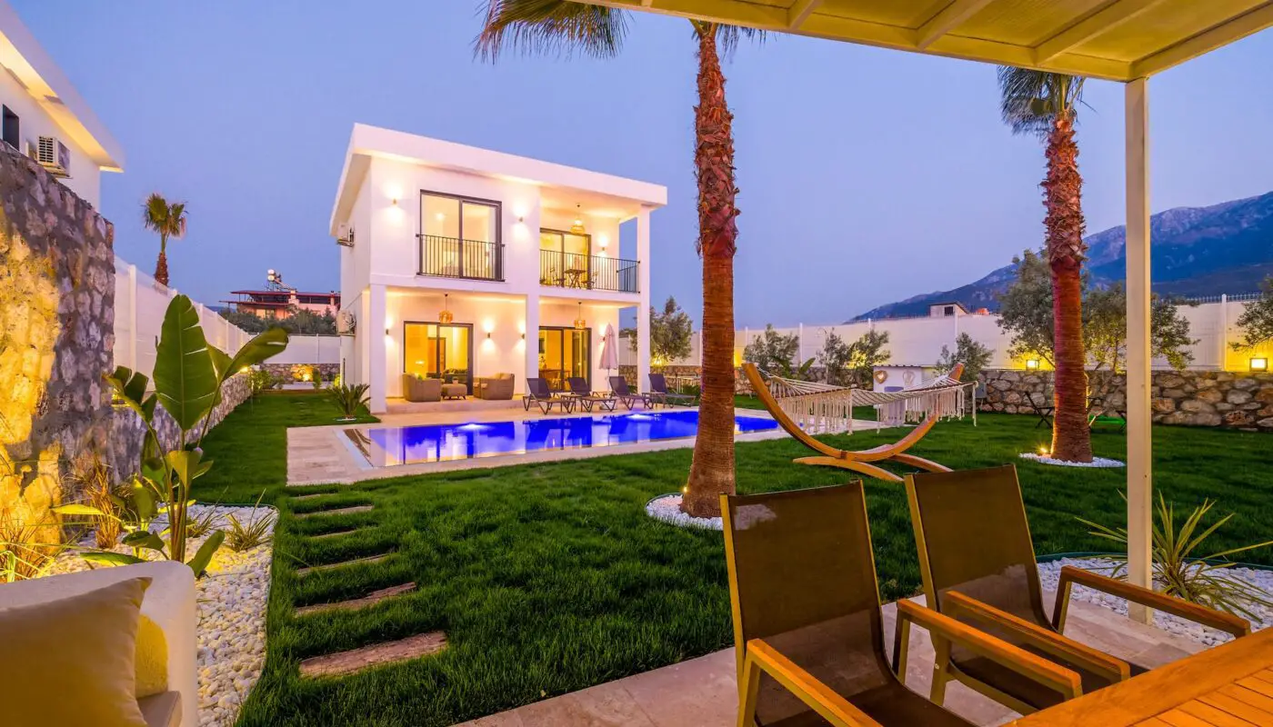 Buying Turkish Villa with scenic background