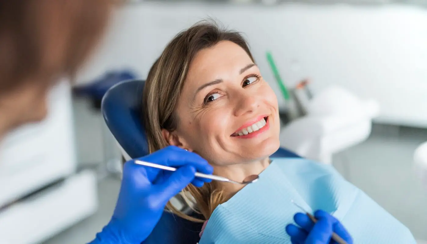 A smiling patient reached by a Dental Marketing Agency