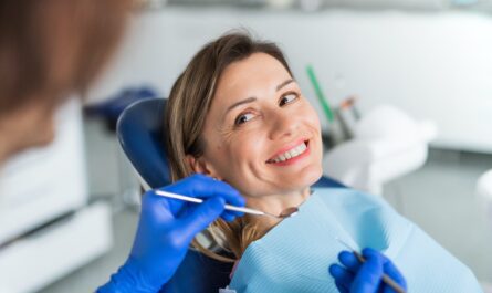 A smiling patient reached by a Dental Marketing Agency