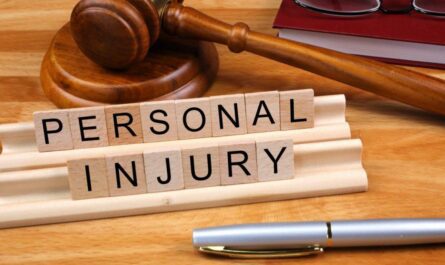 Personal Injury Attorney discussing case with client