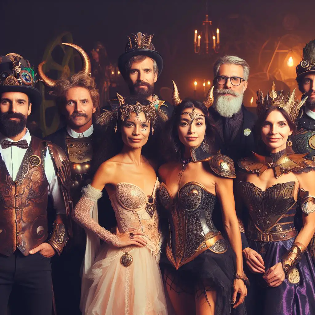 Halloween Costume Trends featuring mythical and steampunk elements