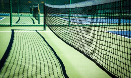 Quality Pickleball Nets setup on the court