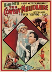 a poster of a cowboy millenium