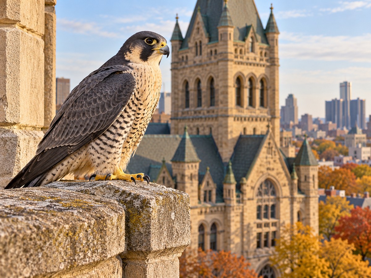 Wayne State falcon cam